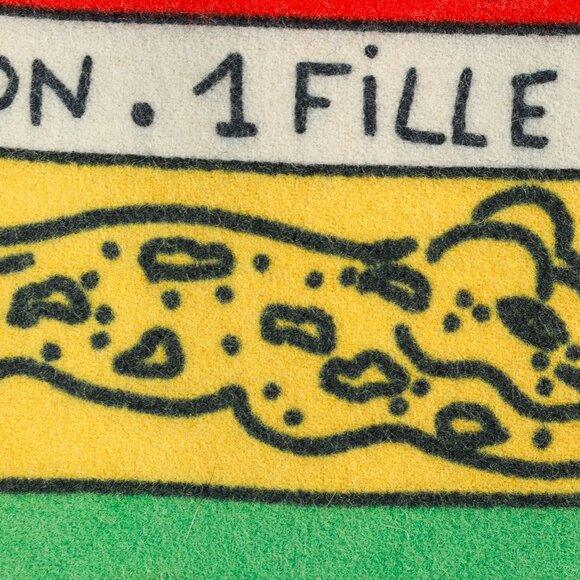 Jean Charles de Castelbajac Colourful Illustrations Wool Skirt - Picture 6 of 8